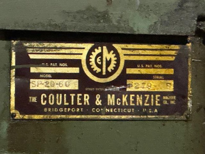 COULTER &amp; MCKENZIE SP-20-60 WIRE TAKE UP (14470)