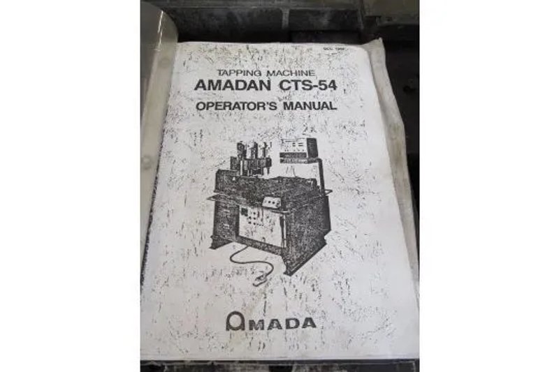 AMADA AMADAN CTS-54 2-AXIS CNC TAPPING MACHINE, STOCK# 14243J