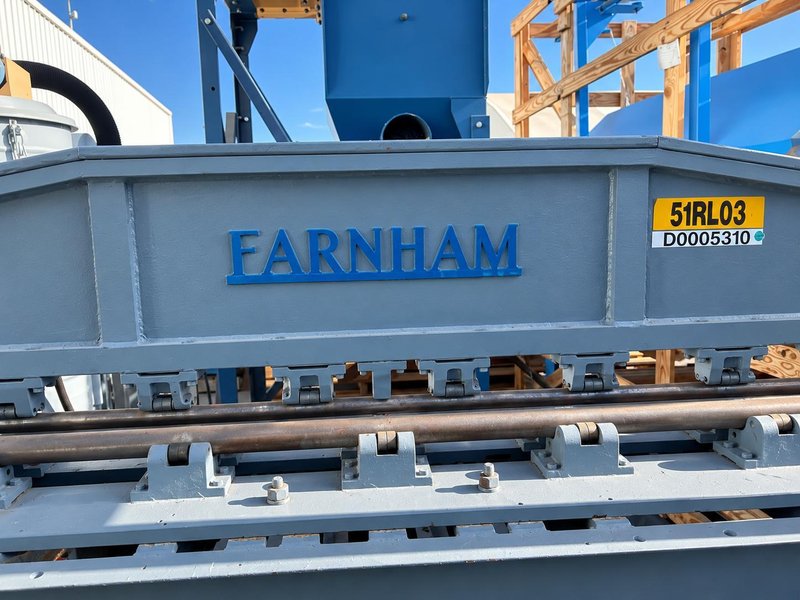 8' FARNHAM AEROSPACE ROLL BENDING &amp; FORMING MACHINE: YOBRO #26445