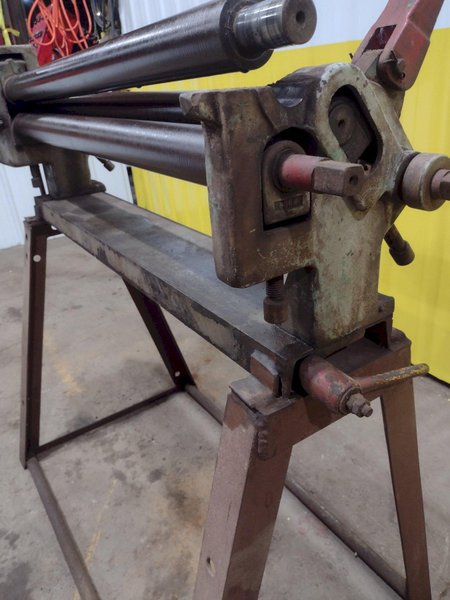 36" X 18 GAUGE PEXTO MODEL #390-F PLATE BENDING ROLL STOCK #18949