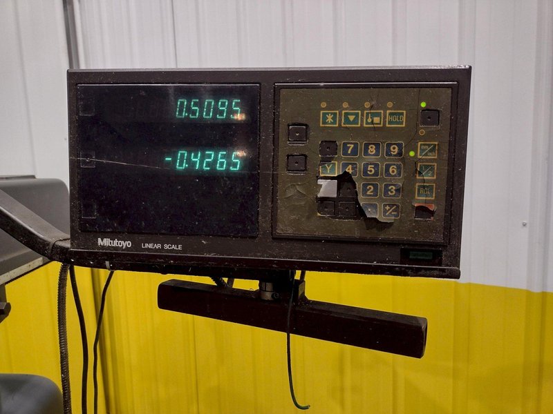 5 HP KENT MODEL #KTM-5VK RAM TYPE  KNEE MILL, 1992: STOCK #19923