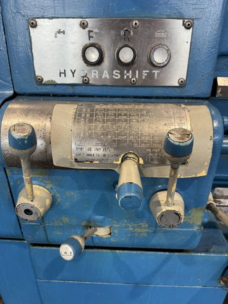 17" x 54" CINCINNATI 17 HYDRASHIFT ENGINE LATHE. STOCK # 0555025.