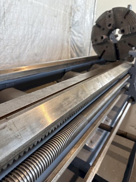 24" X 168" TOS TRENCIN SN55U ENGINE LATHE. STOCK # 0561325.