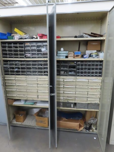 Cabinet 2 Door (2) with Contents- Auction Item