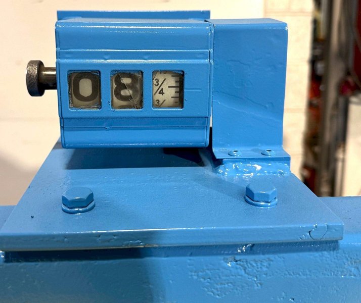 8' x 10 Ga. Roper Whitney Pexto Shear 10-U-8, FOBG, Front Supports