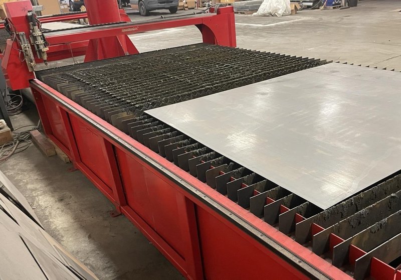 5′ x 10′ DynaTorch XLS Plasma Cutting Table, 2016 – 65 Amp Hypertherm Powermax 65