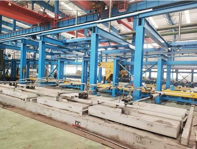 16,000 ton SMS Horizontal Direct Single Action Ext Press, Ind Billet Furnace, Stretcher, Saw, Billet Peeler (14552)
