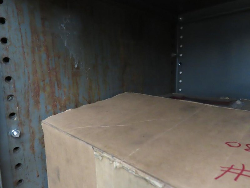 Cabinet 2 Door w Contents of Assorted Shop Supplies- Auction Item