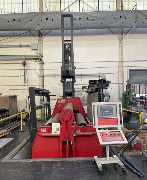 DAVI / Promau 16-inch Diameter CNC Plate Rolling/Bending Machine Model: MCB 3045