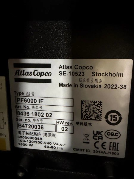 9 NEW ATLAS COPCO POWER FOCUS 6000 IF CONTROLLER HMI IAM INCLUDED PF6000