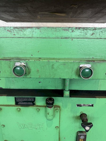 100 TON WABASH 4 POST HYDRAULIC PRESS. STOCK # 0777525