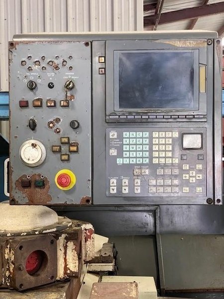 Used, Mazak Powermaster Chucker (PMC) CNC Lathe with 14.5" Spindle Bore