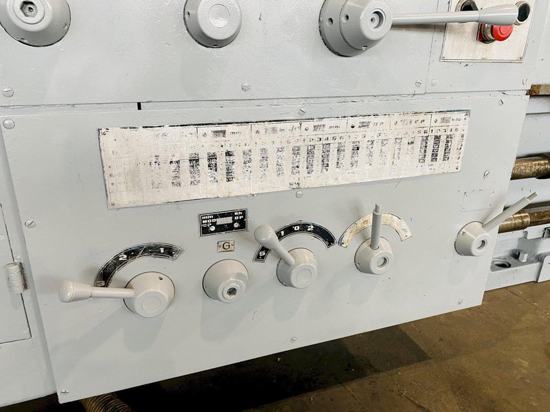 44" X 396" TOS MODEL #SU100 HEAVY DUTY ENGINE LATHE. STOCK # 0848121