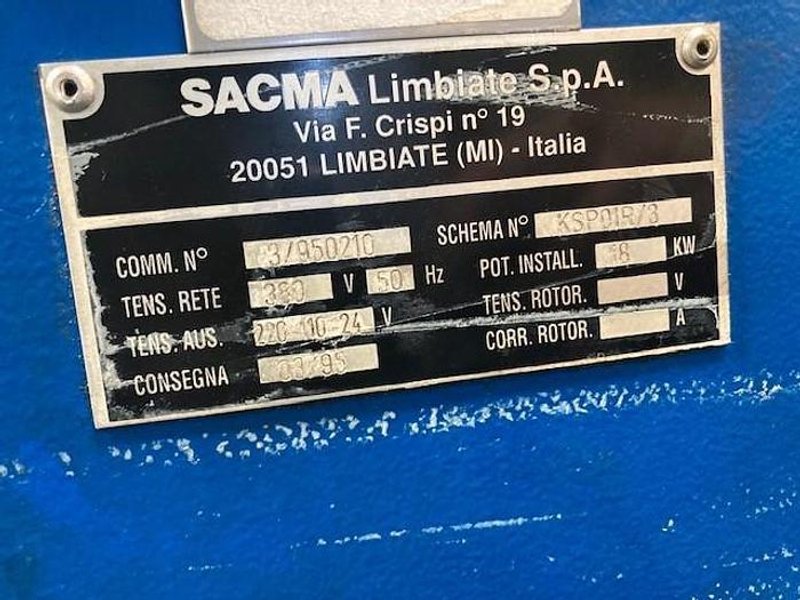 Sacma Model KSP 01R DSSD Cold Header