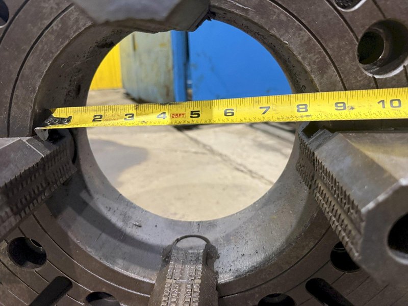 9" HOLLOW SPINDLE HOLE INDEPENTANT 4-JAW LATHE CHUCK: YOBRO#26441