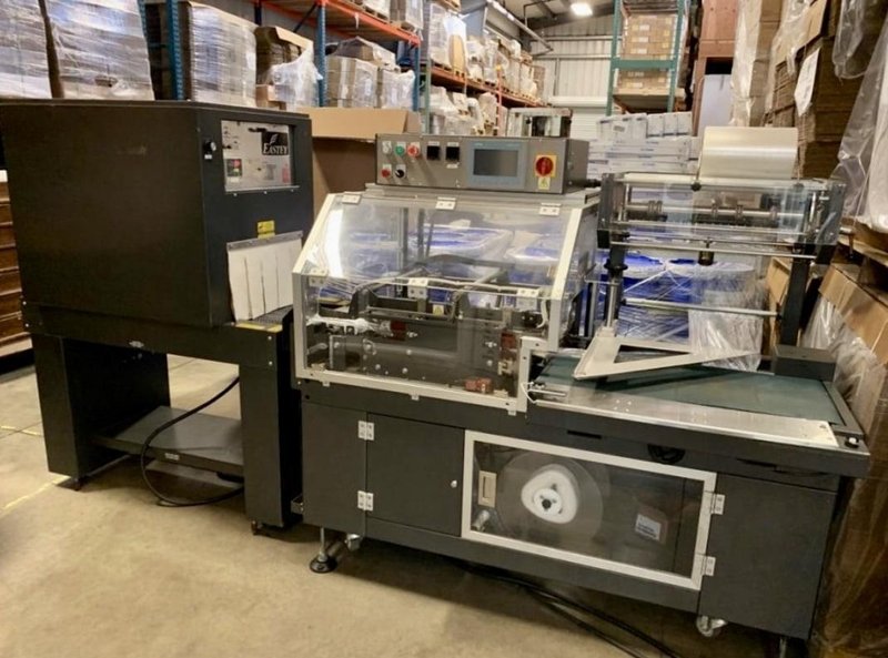 Eastey VSA1721-TKV1 Automatic L-Sealer with Eastey ET1610-36-MBV1 Shrink Tunnel, 2016