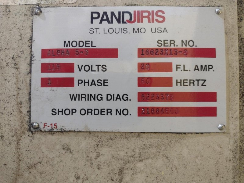 500 LB PANDJIRIS MODEL ALPHA 5-3 WELDING POSITIONER, 115 VOLT: STOCK #23359