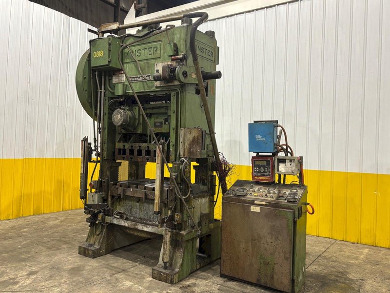 100 TON MINSTER P2-100-42 PIECE MAKER STRAIGHT SIDE SSDC HIGH SPEED PRESS 6" STROKE: YOBRO #23916