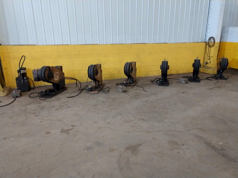 (6) 2.5 TON RANSOME MODEL #AAIRR TURNING ROLLS: STOCK 14800