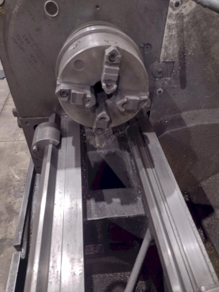 13" X 50" CLAUSING COLCHESTER MODEL #13 ENGINE LATHE 1.65" HOLE: STOCK #23357