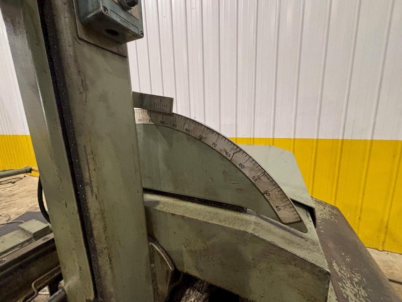 18" X 20" HYD-MECH MODEL #V-18A AUTOMATIC VERTICAL TILT BANDSAW: YOBRO #24001