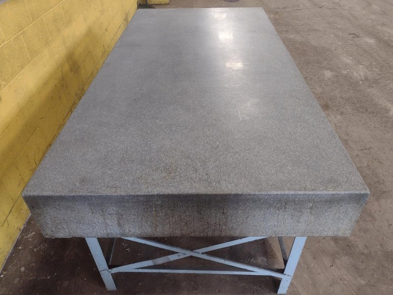 8' X 4' X 10" CHALLENGE PRECISION LAYOUT INSPECTION GRANITE TABLE: STOCK #23798