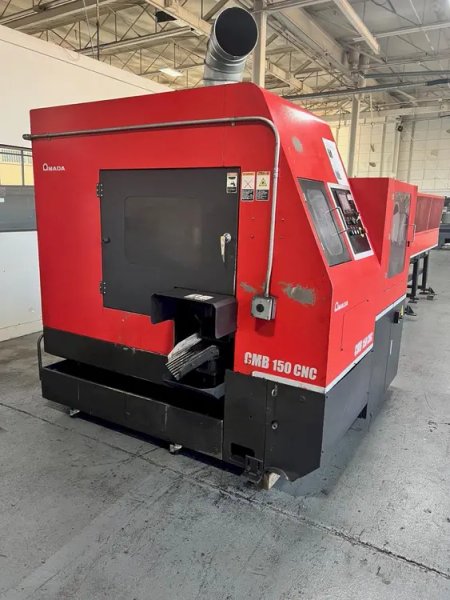 USED AMADA MODEL CMB 150 6" FULLY AUTOMATIC CIRCULAR CARBIDE SAW. Year: 2012