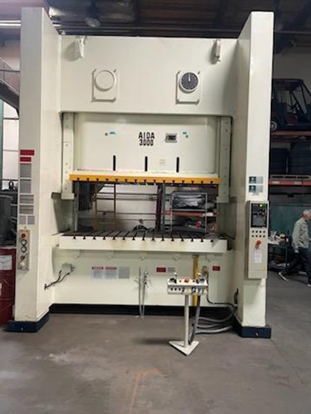 Aida NS2-3000(2) 3000 kN Straight Side Press, 2020-Heavy-Duty Stamping Press