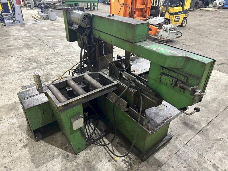 13" X 18" HYD-MECH MODEL #S-20P SWIVEL MITRE HORIZONTAL BANDSAW: STOCK #22384