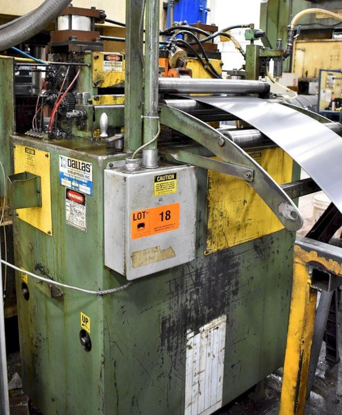 24" Dallas Servo Roll Feed Model DRF-424 on Cabinet