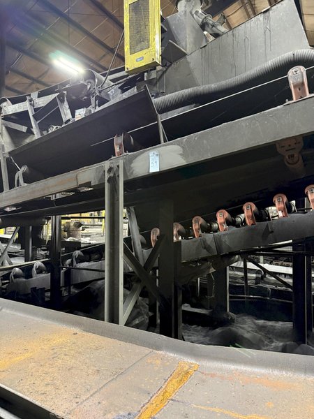 Pekay belt mounted sand cooler and aerator