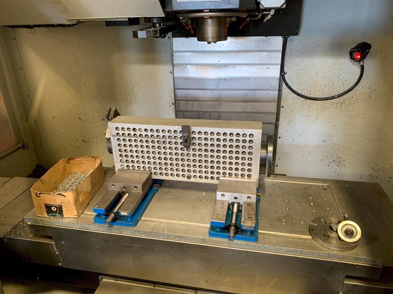 2015 HAAS VF-4SS w/HRT210 and Tooling Package only 386 Spindle Hours Vertical Machining Center