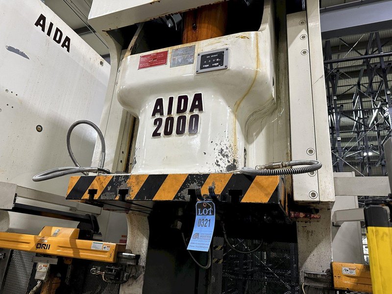 220 TON AIDA GAP FRAME METAL STAMPING PRESS