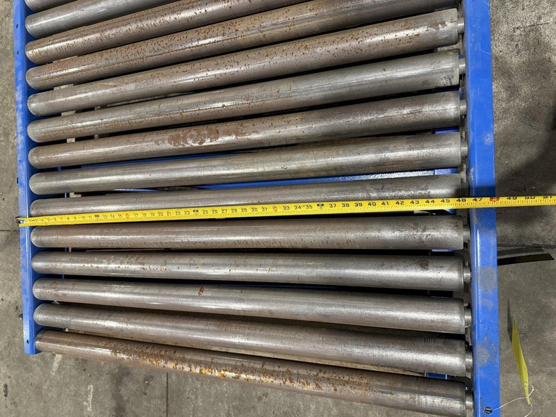 48" X 96" LEWCO ROLLER CONVEYOR: STOCK #23307
