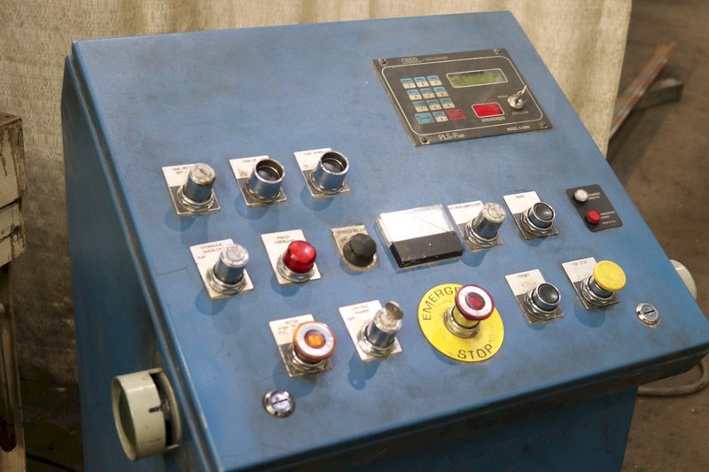 AIDA MODEL C2-16 GAP FRAME PRESS, 165 TON