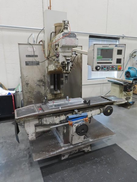 Milltronics MB20-A CNC Vertical Machining Center, Centurion 6 CNC Control, 40"x20"x24" Travels, 40 Taper- Auction Item