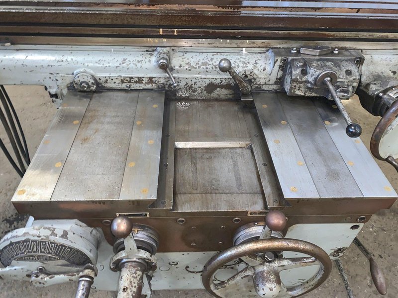50 HP KEARNEY &amp; TRECKER MODEL #550TF-20 HORIZONTAL MILL : STOCK #12200