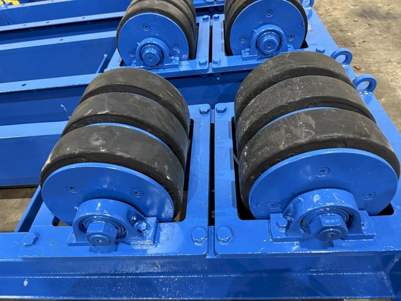 40 TON (80,000 LBS) ARONSON POWERED TANK TURNING ROLLS, 1 DRIVE &amp; 3 IDLERS: YOBRO #26164