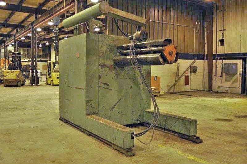 23,000# x 60" Red Bud Uncoiler with Coil Car