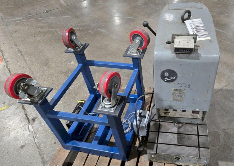 TAUMEL ORBITAL RIVETER WITH STAND DAMAGED USED