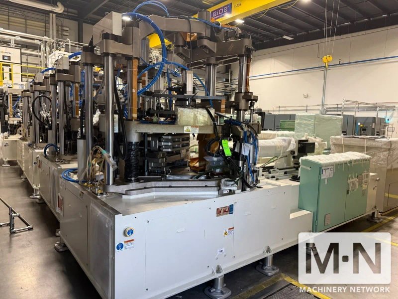AOKI MODEL AHC-150 INJECTION BLOW MOLDING MACHINE MFG 2020 (4) AVAILABLE