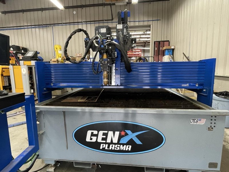 5′ x 5′ Gen X Bevel Plasma, 2025-400 amp Kjellberg