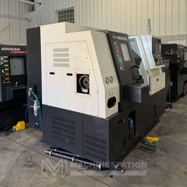 Hyundai WIA L210A CNC Turning Center – Bar Feeder Lathe
