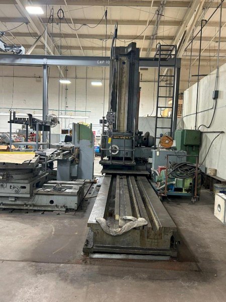 4" CINCINNATI GILBERT FLOOR TYPE TRAVELING BORING MILL: STOCK  22528