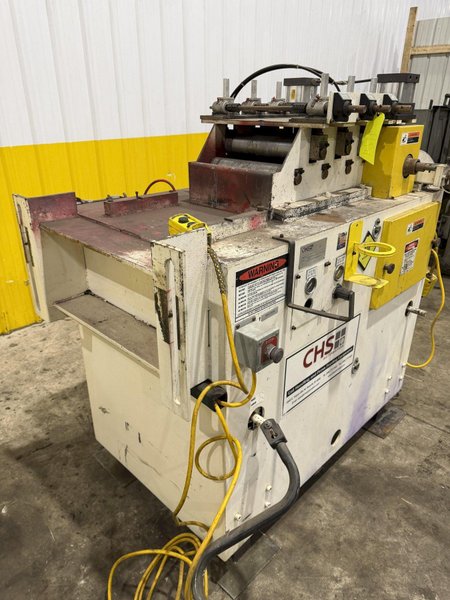 12" WIDE x .156" CHS MODEL #PTS-300-7-12 7 ROLL COIL STRAIGHTENER - PULL THROUGH: YOBRO #24164