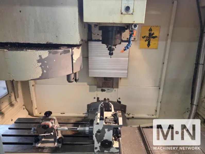 Sharp SV-2412S CNC Vertical Machining Center, 2006 with Haas rotary indexer
