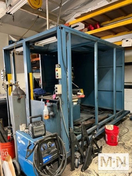 OTC Daihen AII-V6 Welding Robot w/ Two Station Welding Cell, 2012