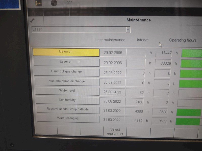 4000 Watt Trumpf TC L 3030 TLF 4000 Co2 Laser, 60" x 120" Table, Shuttle