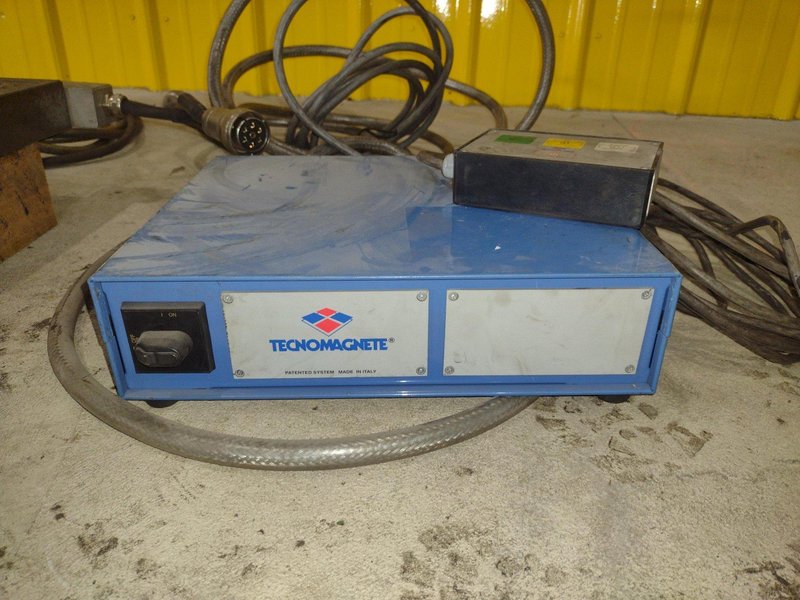 14" x 29" TECNOMAGNETE MODEL #QX408UMK6 MAGNETIC SURFACE CHUCK &amp; CONTROLS: STOCK #20552