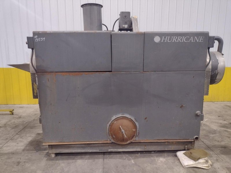 24" HURRICANE MODEL 250 2 STAGE ROTARY DRUM ELECTRIC HEAT STAINLESS STEEL PARTS WASHER: STOCK #13539